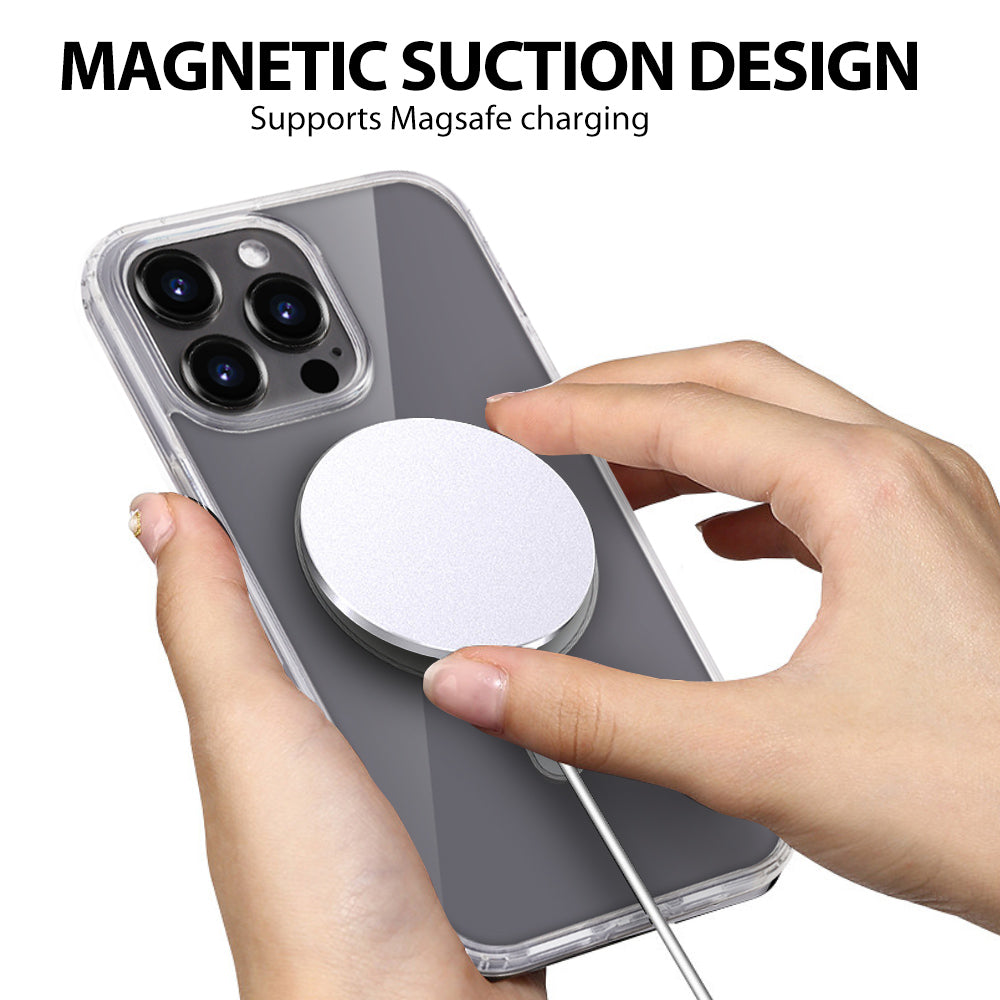 MagSafe Case Magnetic Clear Silicone Case for iPhone 14 Plus 13 12 11 Pro Max - Eastlakes Electronics Sydney Australia